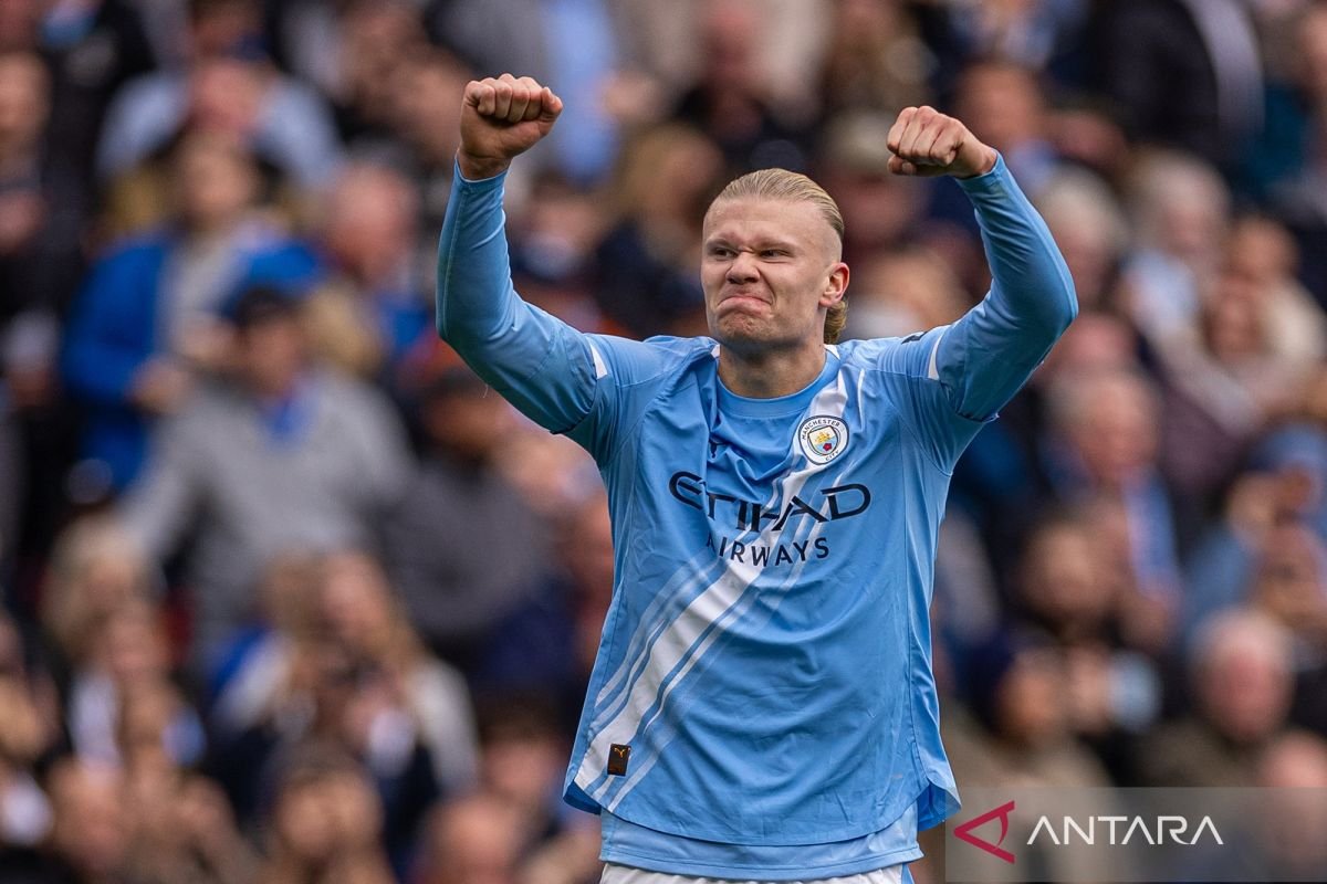 Erling Haaland tak sangka cetak 100 gol untuk City secepat ini