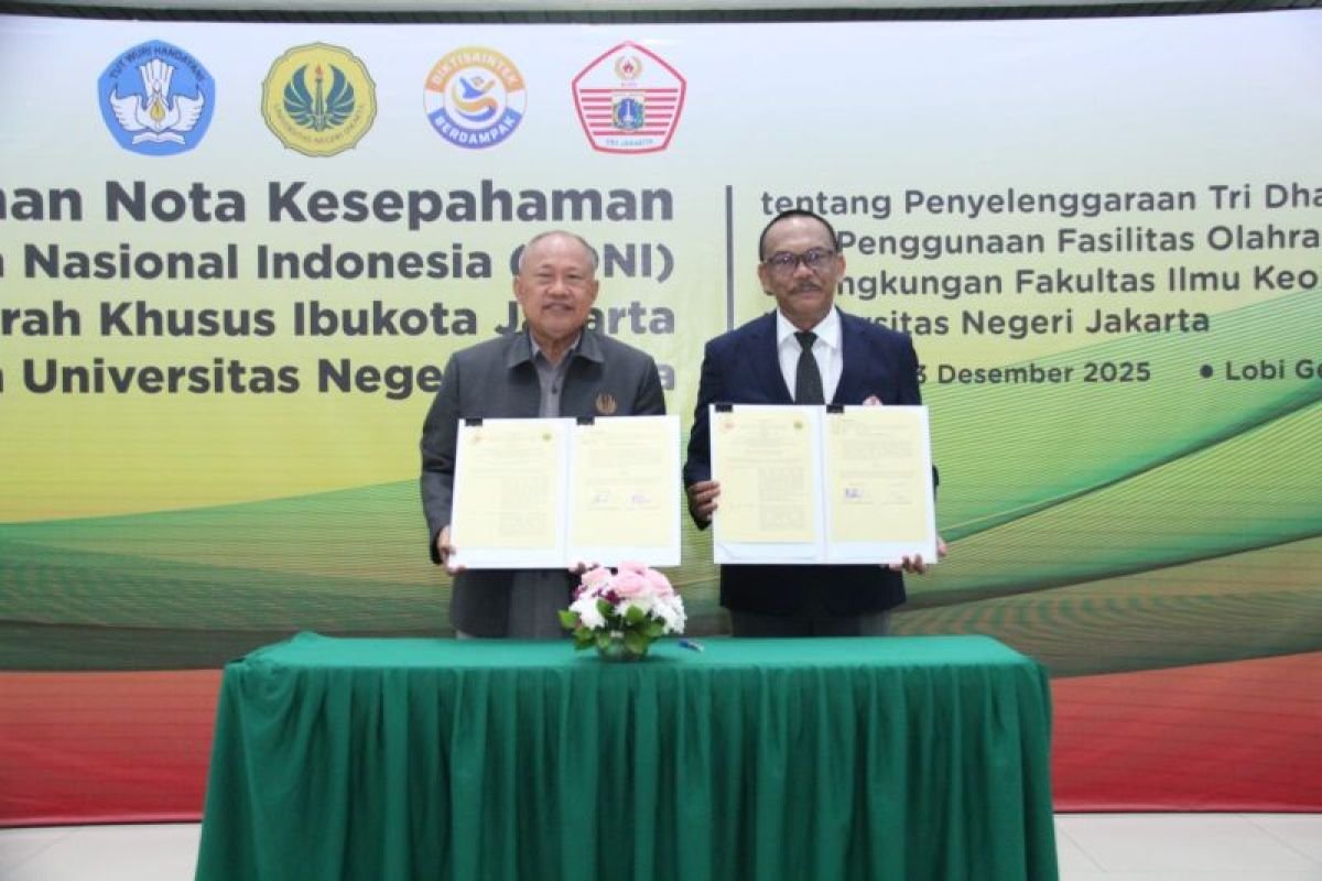 KONI Ibukota Indonesi juga UNJ perkuat kerja sejenis pembinaan olahraga prestasi