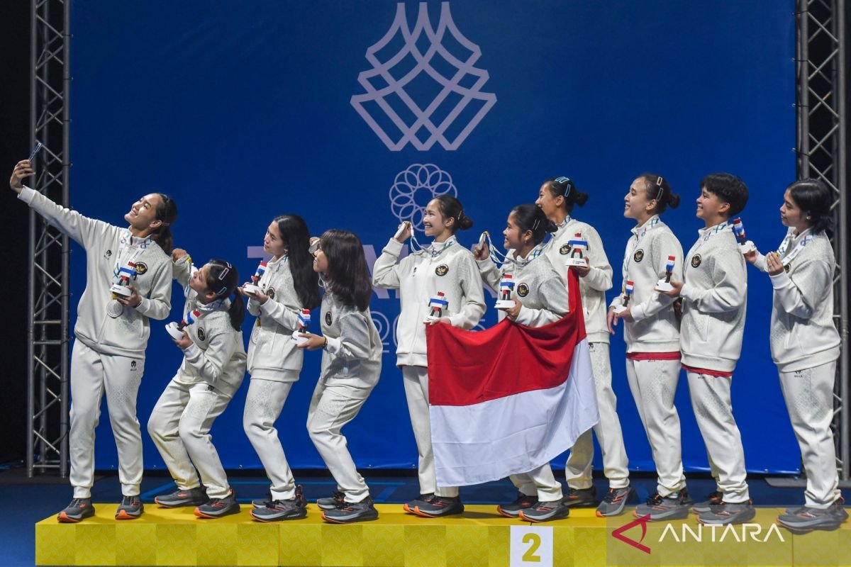 Beregu putri Indonesi dan juga tembok tak kunjung retak Thailand