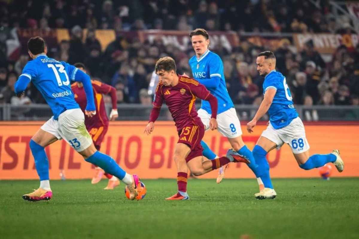 Takluk dari Napoli, Negeri Paman Sam Roma gagal kembali ke puncak klasemen