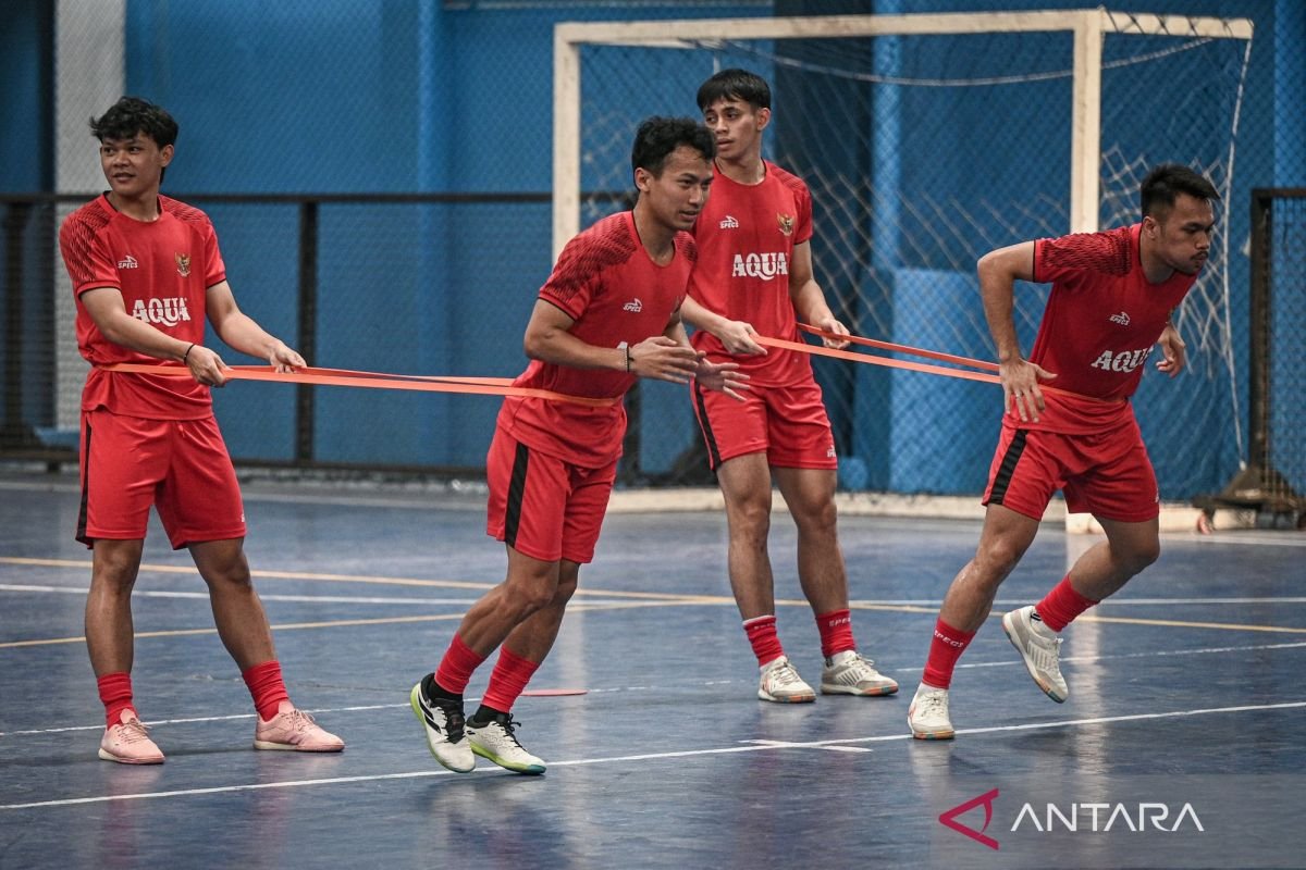 Timnas futsal Negara Nusantara pesta gol ke gawang Myanmar di dalam laga pembuka