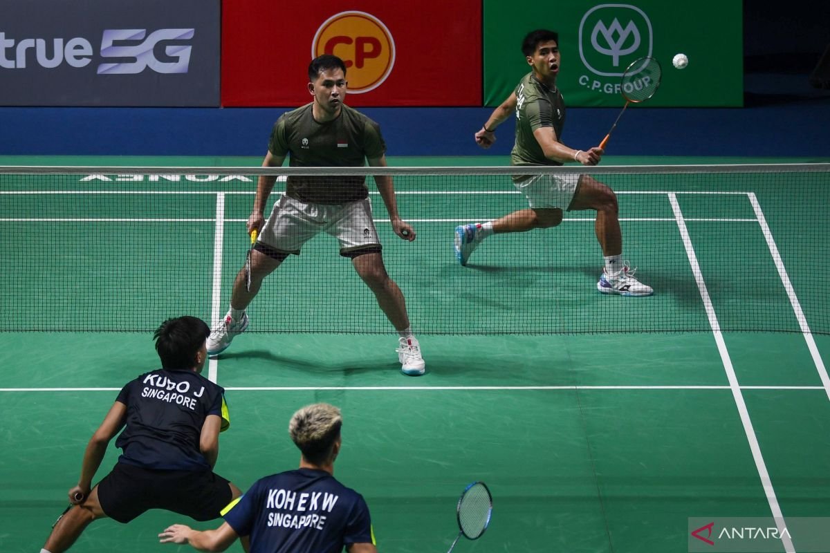 Beregu putra Negara Indonesia susul ke final pasca taklukkan Singapura 3-1