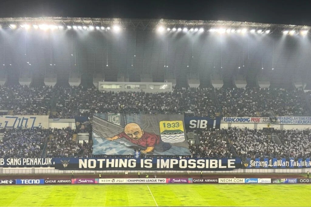 Persib tutup tribun selatan GBLA imbas kericuhan pada waktu lawan Ratchaburi