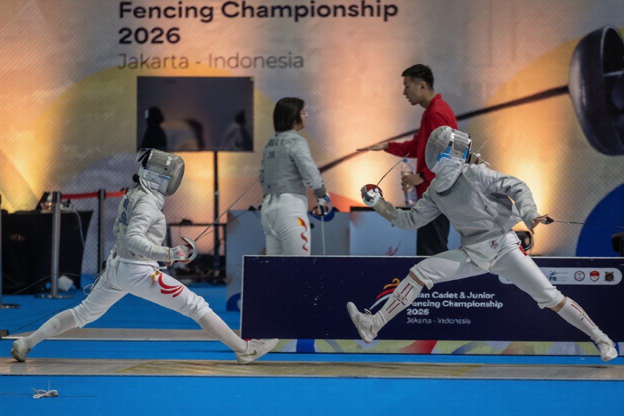 Kejuaraan Asia Anggar 2026 ajarkan atlet muda mengenai profesionalisme