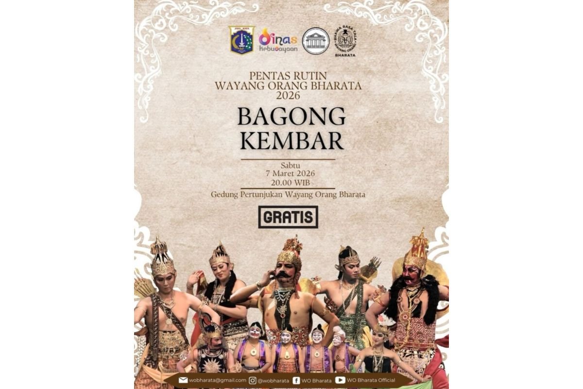 Pemprov DKI kembali peringkat pentas Wayang Orang Bharata akhir pekan ini