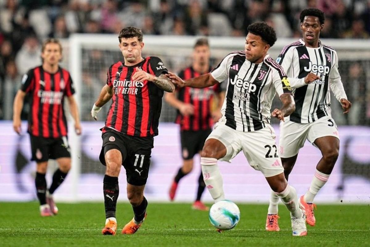 Duel Milan lawan Juventus berakhir imbang tanpa gol