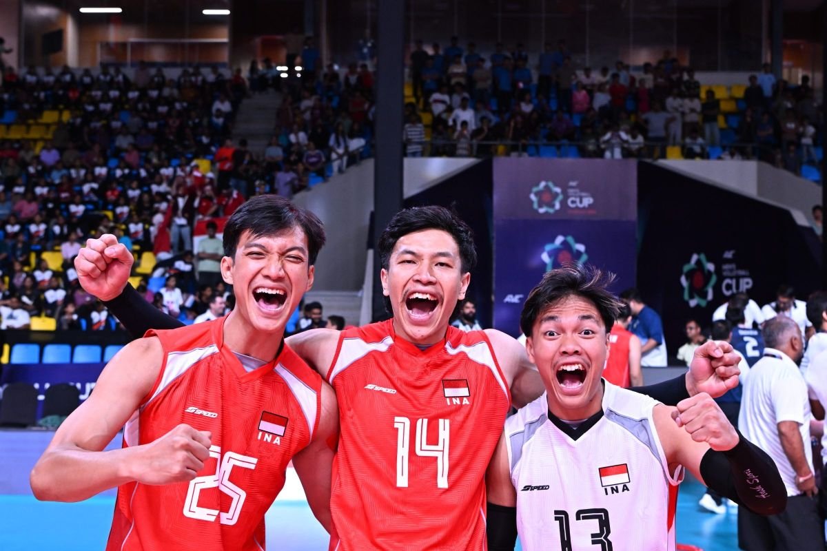 Timnas voli Indonesi juara AVC Men’s Cup 2026