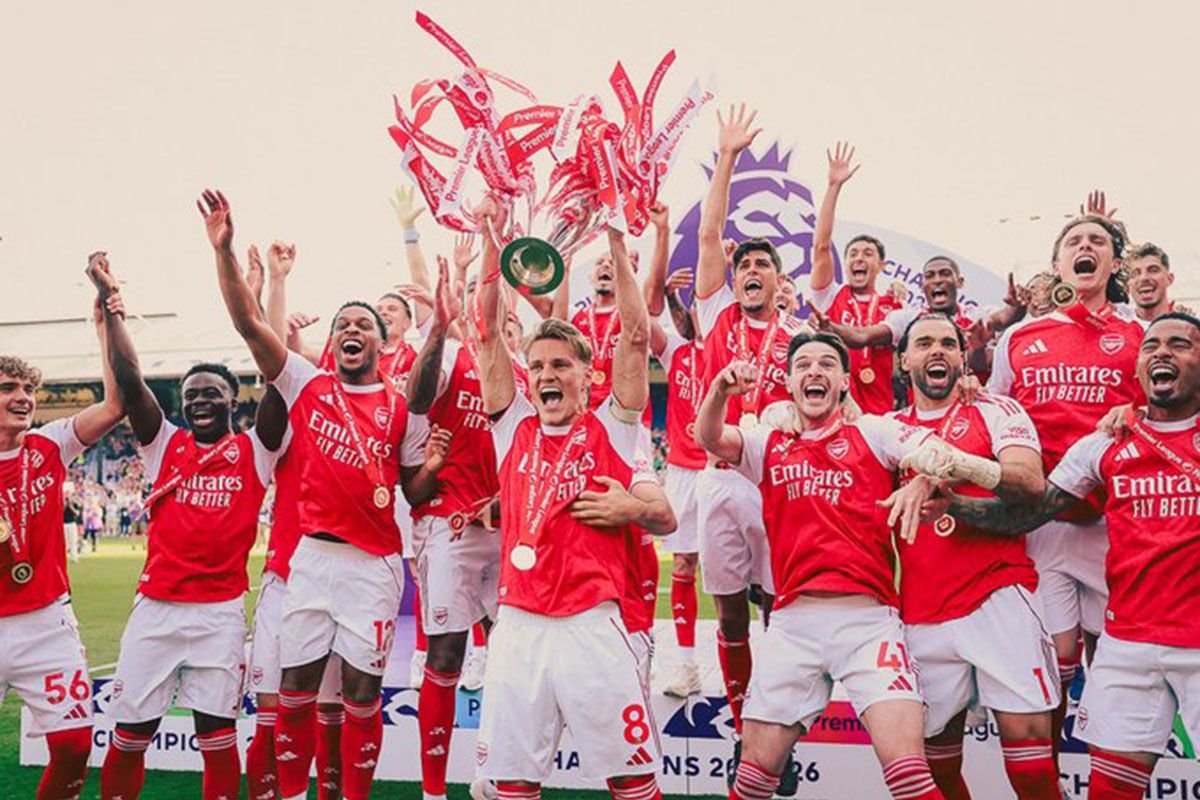 Arsenal tuntaskan Turnamen Inggris 2025/26 dengan menang 2-1 berperang melawan Palace