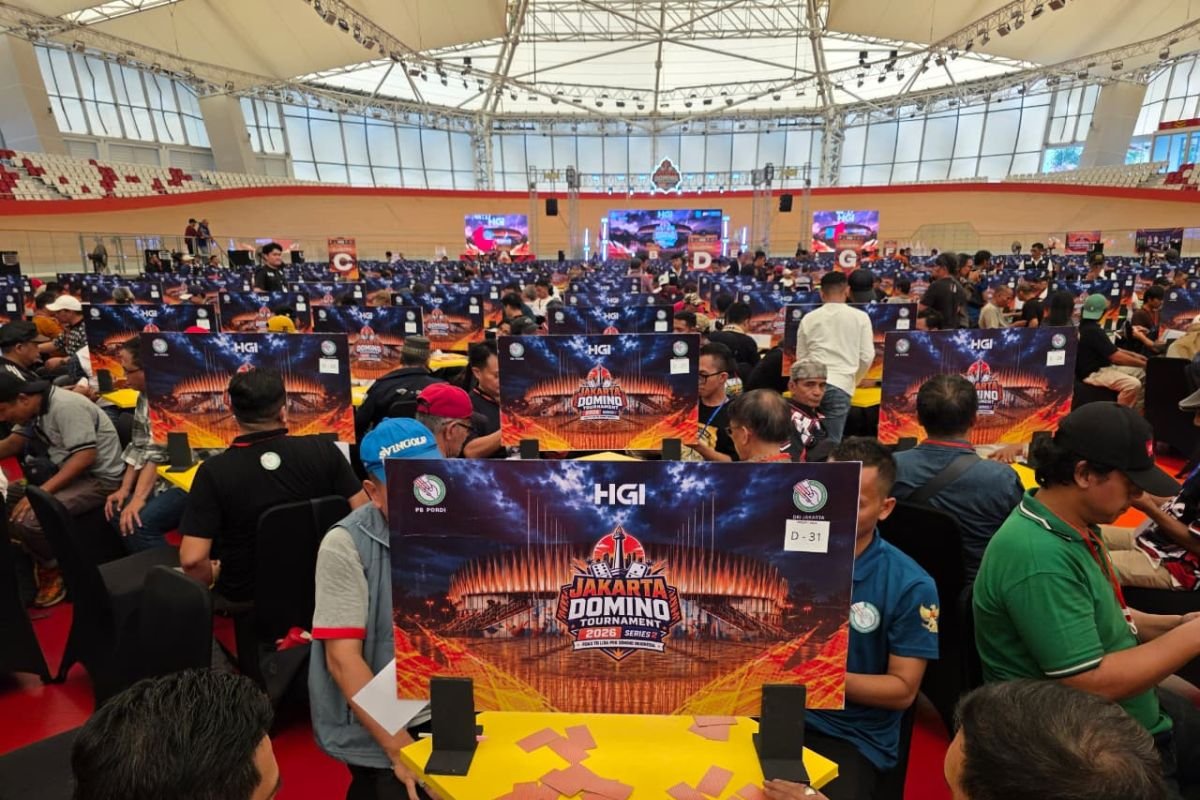 Lebih dari 1.000 partisipan ikuti HGI Ibukota Tanah Air Domino Tournament 2026