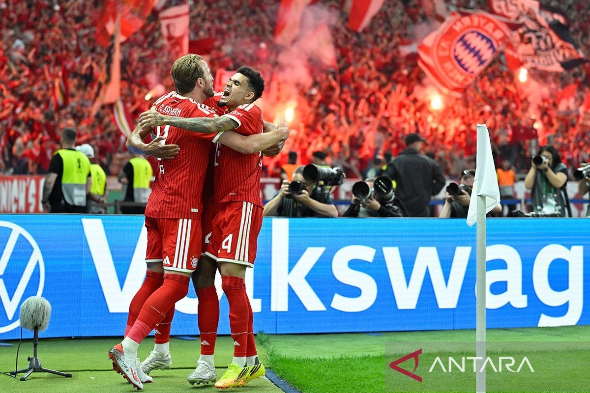 Harry Kane hattrick, Bayern Muenchen juara Piala Jerman 2025/2026