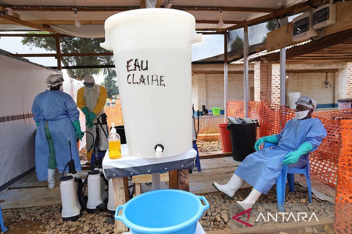 Angka persoalan hukum ebola ke pada RD Kongo tembus 1.200