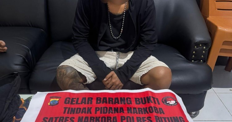 JNM, Terduga Pengedar Sabu Diamankan Satresnarkoba Polres Bitung