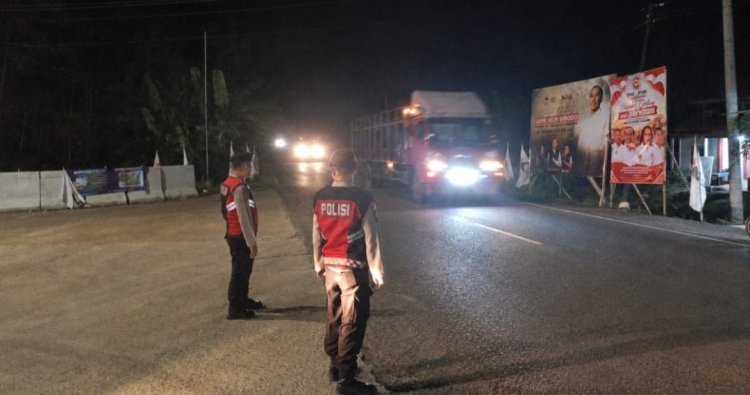 Polres Mesuji Tingkatkan Keselamatan dalam Gerbang Tol Simpang Pematang