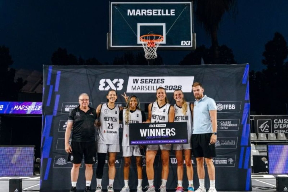 Neftchi Socar juara FIBA 3×3 Women’s Series Marseille 2026
