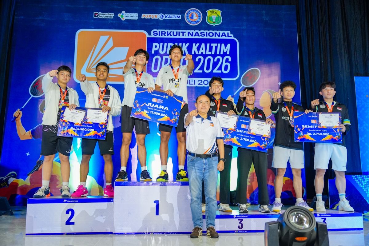 Pupuk Kaltim memperkuat regenerasi atlet bulu tangkis lewat Sirnas C Open