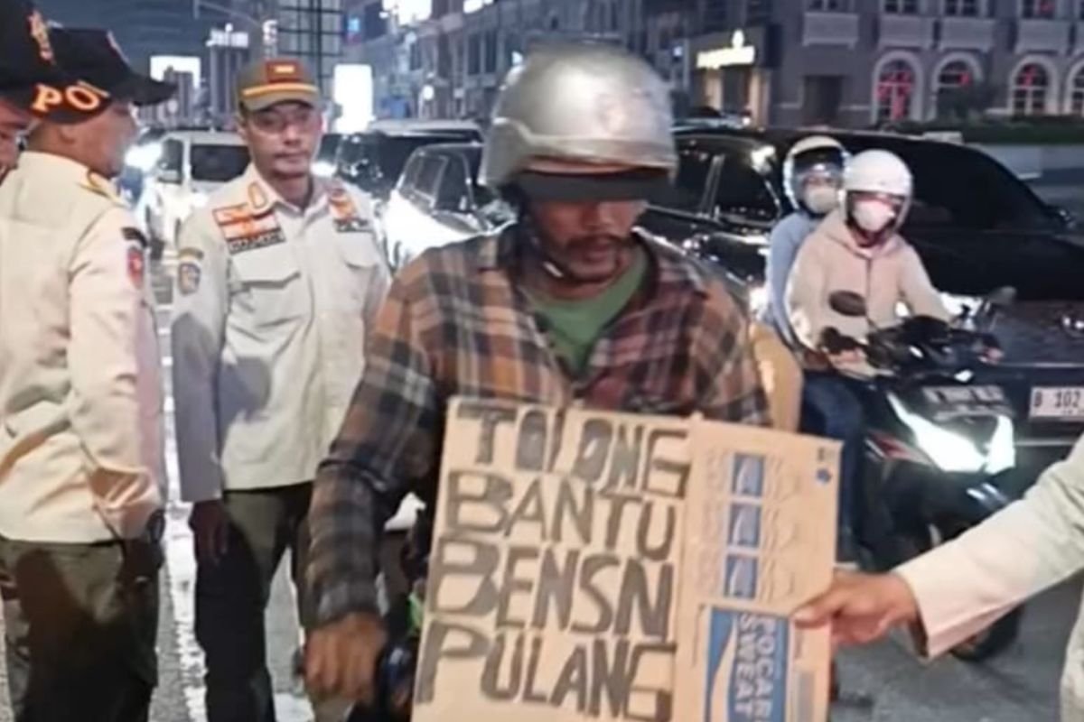 Satpol PP bawa pemuda minta uang bermodus habis bensin ke panti sosial