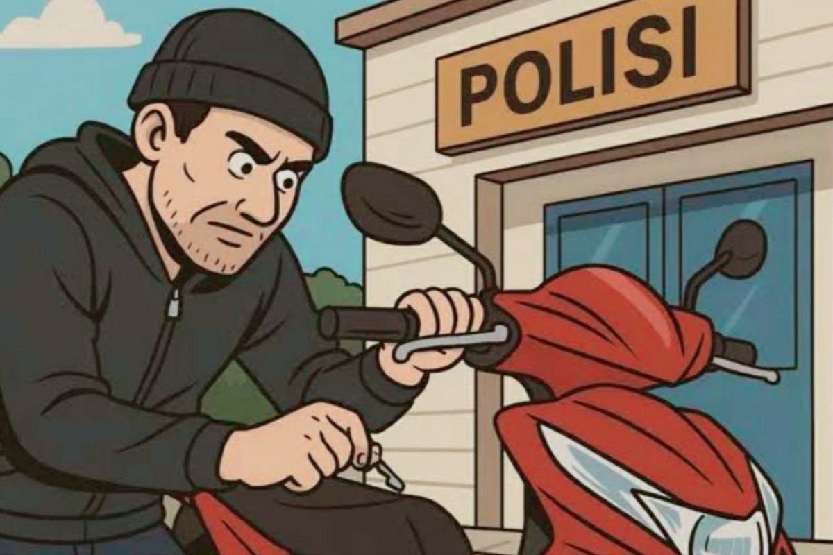 Penadah motor hasil curian diamankan ke Pandeglang