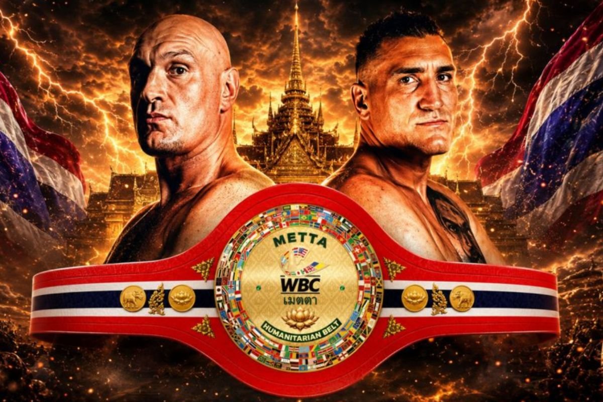 Tyson Fury juga Wach naik ring rebut sabuk WBC METTA Humanitarian