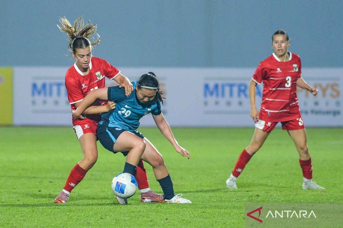 Timnas putri Tanah Air ditahan imbang Kamboja 1-1