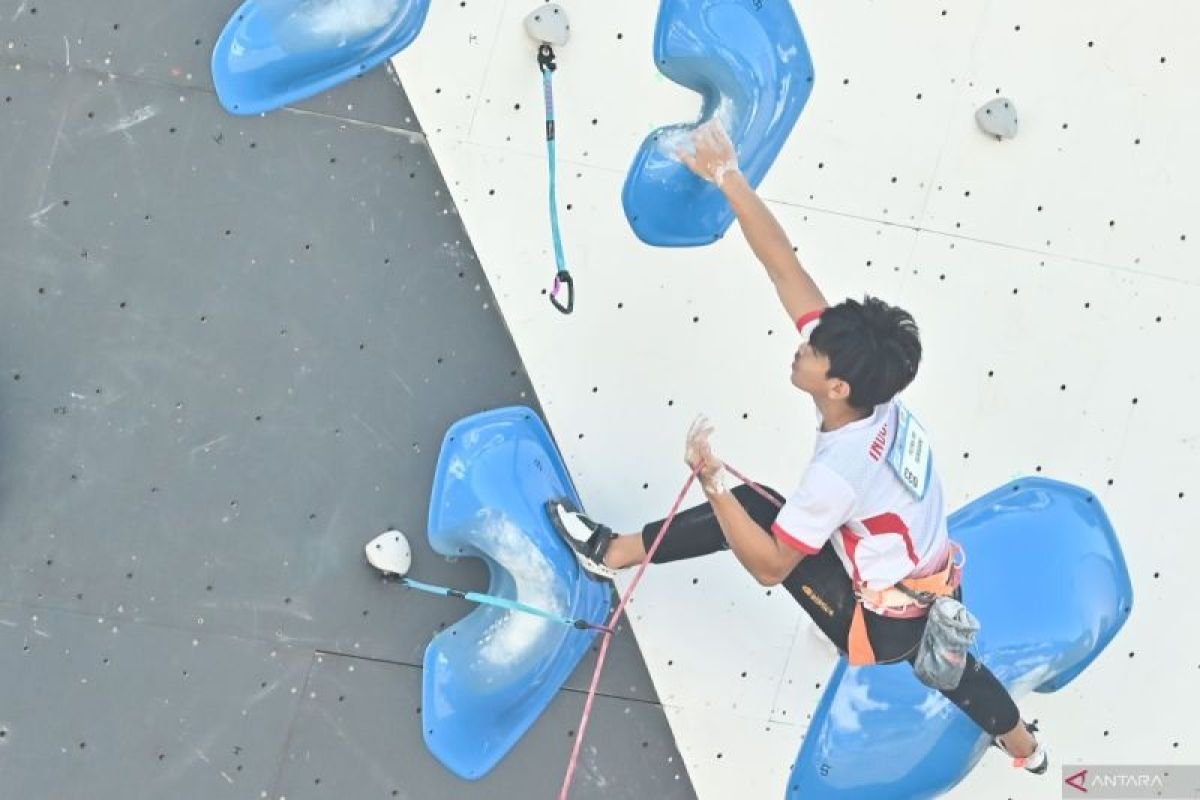 Putra Tri Ramadani raih perunggu lead putra di World Climbing Chamonix