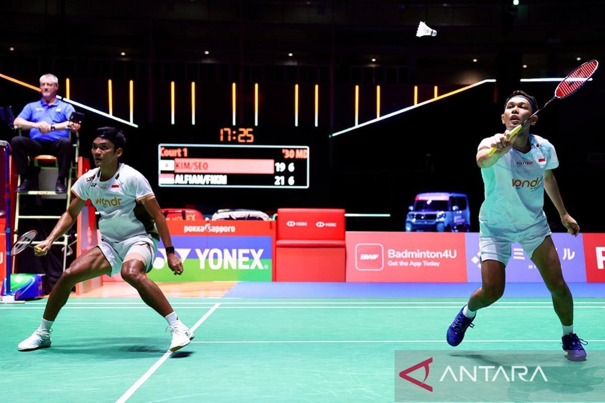 Undian China Open: Fajar/Fikri hadapi pasangan tuan rumah