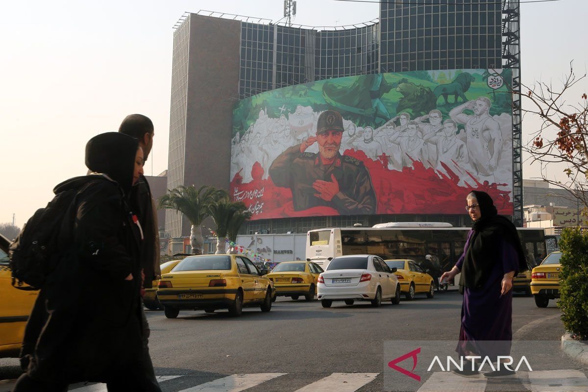 Ledakan terdengar ke Iran pada waktu Negeri Paman Sam umumkan gelombang baru serangan