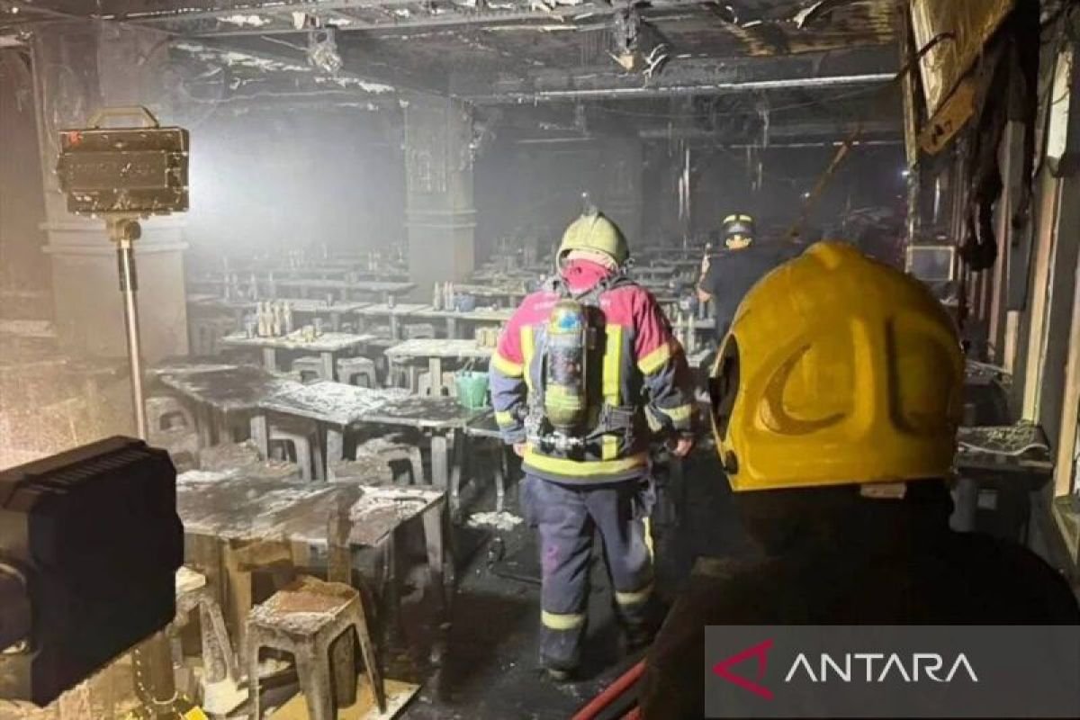 Korban luka kebakaran pada Bangkok naik jadi 72 orang, 45 hilang